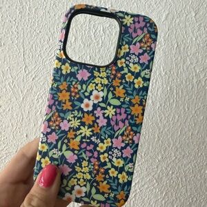 Casely IPhone 15 Pro phone case floral New without tags